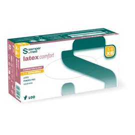 Sempercare Latex comfort púdermentes kesztyű