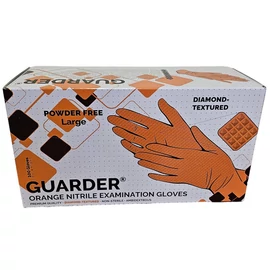 Guarder (Maxter) nitril orange diamond púdermentes kesztyű