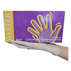 Maxter latex púdermentes kesztyű