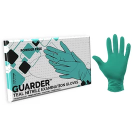 Guarder nitril kékeszöld púdermentes kesztyű