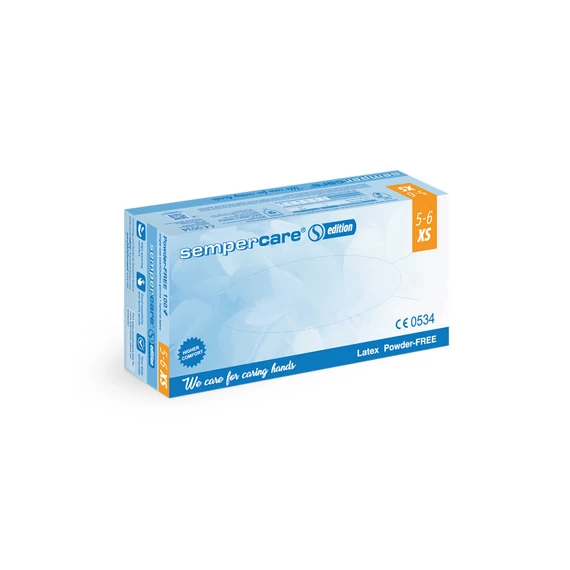 Sempercare Edition latex púdermentes kesztyű