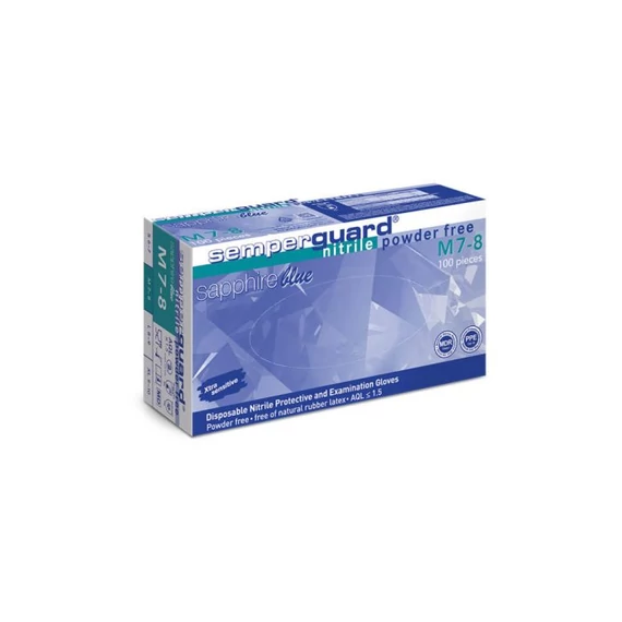 Semperguard Sapphire latex és púdermentes kesztyű