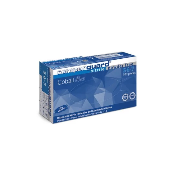 Sempercare Cobalt Blue nitril púdermentes kesztyű
