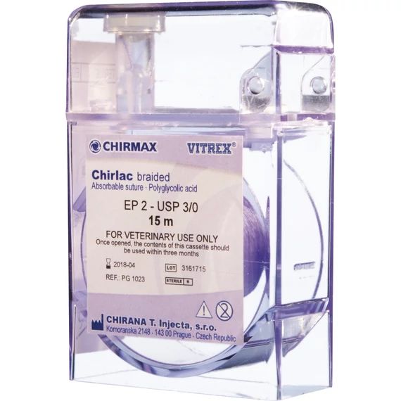 Chirlac braided violet USP 0 15m